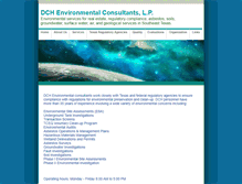 Tablet Screenshot of dch-environmental.com